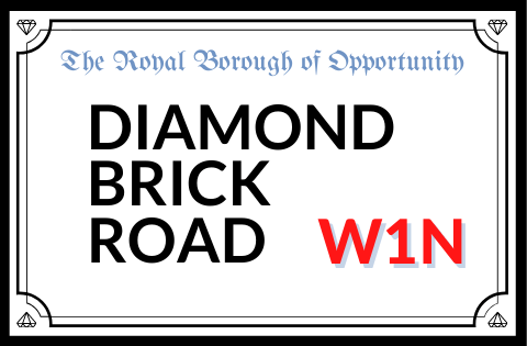 Brand Logo Diamond Brick Road
